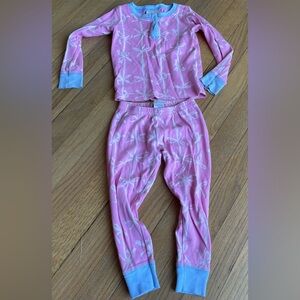 The Beaufort Bonnet pajama set pink and blue size 2T
